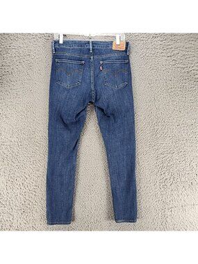 Levis Jeans Womens 30 Blue Stretch Denim 711 Skinny *Read*